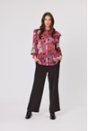 FLEETWOOD BLOUSE - merlot blm